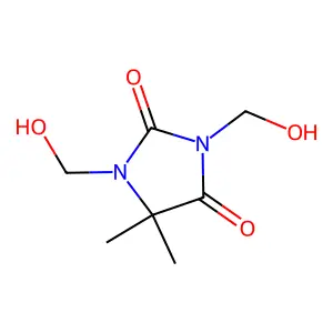 1,3-二羟甲基-5,5-二甲基海因 structure
