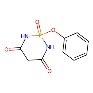 2-Phenoxy-1,3,2-diazaphosphinane-4,6-dione 2-oxide structure