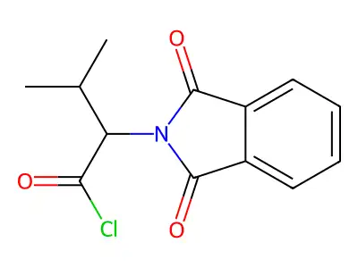 2-(1,3-Dioxo-1,3-dihydro-2H-isoindol-2-yl)-3-methylbutanoyl chloride structure