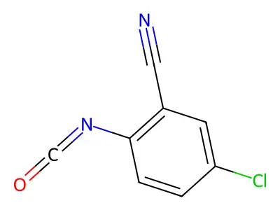 5-Chloro-2-isocyanatobenzonitrile structure