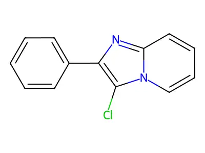 3-Chloro-2-phenylimidazo[1,2-a]pyridine structure