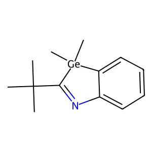 2-tert-Butyl-3,3-dimethyl-3H-1,3-benzazagermole structure