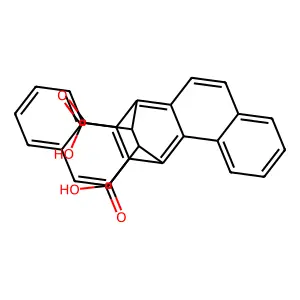 7,14-Ethanodibenz(a,h)anthracene-15,16-dicarboxylic acid structure