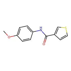 N-(4-Methoxyphenyl)-3-thiophenecarboxamide structure