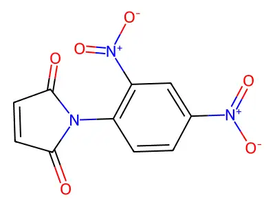 N-(2,4-Dinitrophenyl)maleimide structure