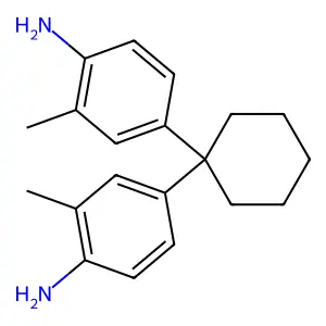 4,4'-亚环己基双[2-甲基苯胺] structure