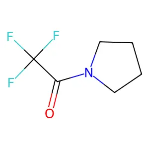 N-(Trifluoroacetyl)pyrrolidine structure