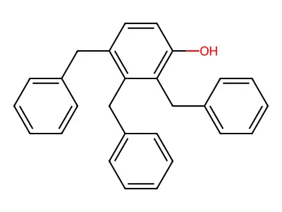2,3,4-Tribenzylphenol structure