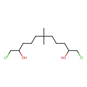 2,10-Undecanediol, 1,11-dichloro-6,6-dimethyl- structure