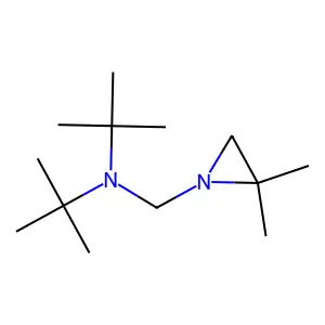 N,N-Bis(1,1-dimethylethyl)-2,2-dimethyl-1-aziridinemethanamine structure