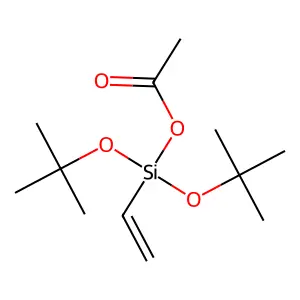 Silanol, 1,1-bis(1,1-dimethylethoxy)-1-ethenyl-, 1-acetate structure