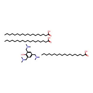 2,4,6-Tris(dimethylaminomethyl)phenol, stearate structure