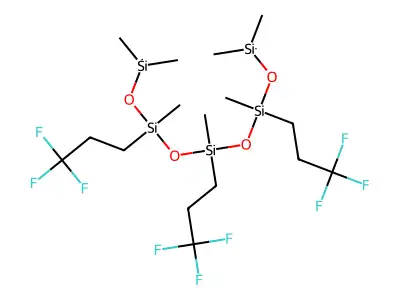 Pentasiloxane, 1,1,3,5,7,9,9-heptamethyl-3,5,7-tris(3,3,3-trifluoropropyl)- structure