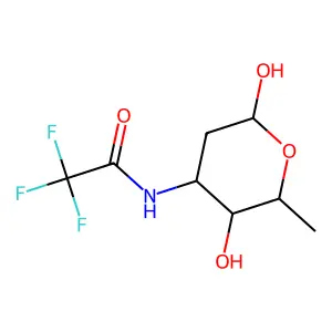 N-(Trifluoroacetamido)daunosamine structure