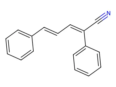 2,5-diphenylpenta-2,4-dienenitrile structure