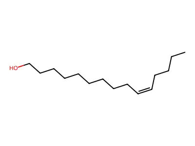 Z-10-Pentadecenol structure