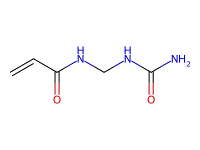 N-[[(Aminocarbonyl)amino]methyl]acrylamide structure