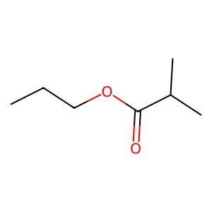 Propyl isobutyrate structure