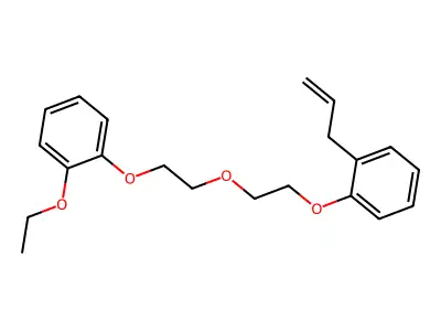1-Ethoxy-2-[2-[2-(2-prop-2-enylphenoxy)ethoxy]ethoxy]benzene structure