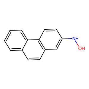 Hydroxylamine, N-(2-phenanthryl)- structure