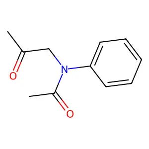 N-(2-氧代丙基)-N-苯基乙酰胺 structure