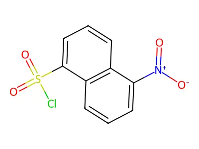 5-Nitronaphthalene-1-sulfonyl chloride structure