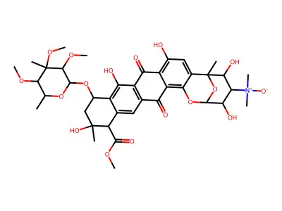 NOGALAMYCIN-N-OXIDE structure