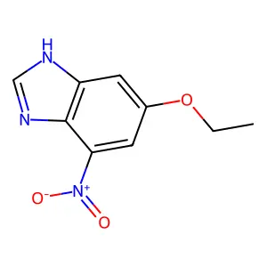 1H-Benzimidazole, 6-ethoxy-4-nitro- structure