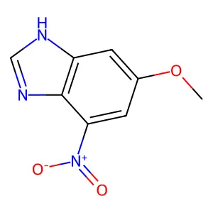 1H-Benzimidazole, 6-methoxy-4-nitro- structure