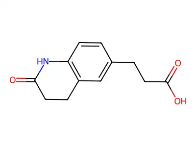 3-(2-Oxo-1,2,3,4-tetrahydroquinolin-6-yl)propanoic acid structure