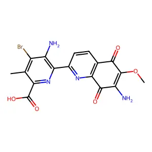 BROMODESTRIOXYPHENYL STREPTONIGRIN structure