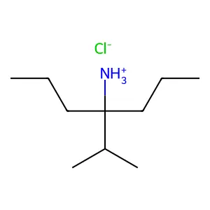 4-(Propan-2-yl)heptan-4-amine--hydrogen chloride (1/1) structure