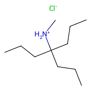 4-Heptanamine, N-methyl-4-propyl-, hydrochloride structure