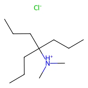 4-Heptanamine, N,N-dimethyl-4-propyl-, hydrochloride structure