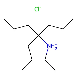 N-Ethyl-4-propylheptan-4-amine--hydrogen chloride (1/1) structure