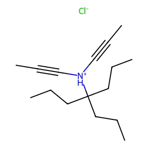 4-Heptanamine, N,N-di-2-propynyl-4-propyl-, hydrochloride structure