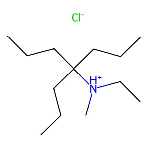 4-Heptanamine, N-ethyl-N-methyl-4-propyl-, hydrochloride structure