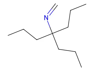 4-Heptanamine, N-methylene-4-propyl- structure