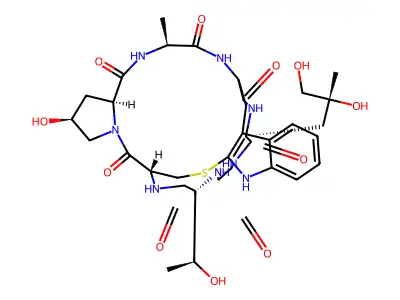 Phalloidin, 1-glycine- structure
