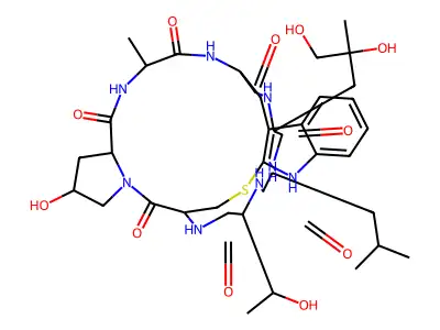 1-L-Leucinephalloidin structure