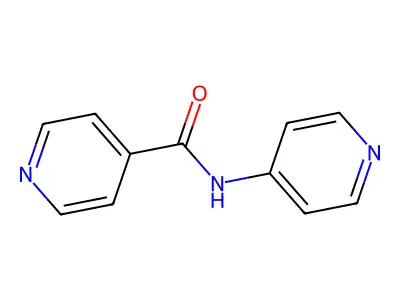 N-(4-pyridyl)isonicotinamide structure