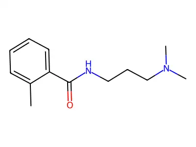 N-[3-(dimethylamino)propyl]-2-methylbenzamide structure