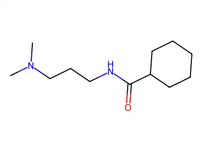 Cyclohexanecarboxamide, N-[3-(dimethylamino)propyl]- structure