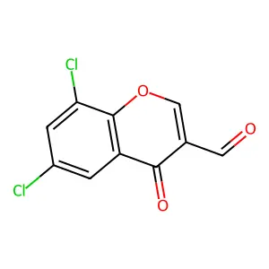 6,8-Dichlorochromone-3-carboxaldehyde structure