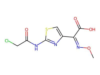 C8H8ClN3O4S structure