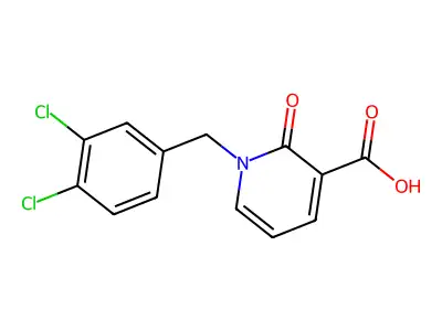 1-(3,4-Dichlorobenzyl)-2-Oxo-1,2-Dihydro-3-Pyridinecarboxylic Acid structure