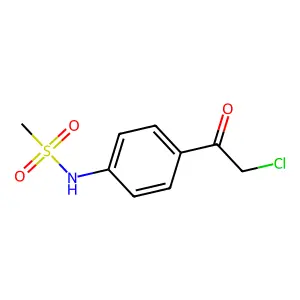 Methanesulfonamide, N-[4-(2-chloroacetyl)phenyl]- structure