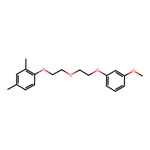 1-{2-[2-(3-Methoxyphenoxy)ethoxy]ethoxy}-2,4-dimethylbenzene structure