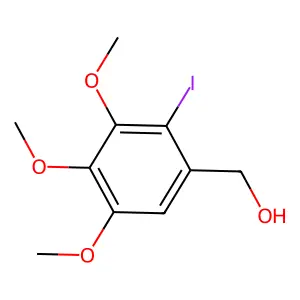 (2-Iodo-3,4,5-trimethoxyphenyl)methanol structure