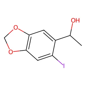 1-(6-Iodobenzo[d][1,3]dioxol-5-yl)ethanol structure